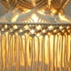 thumbnail image 4 of Pantalla de lámpara colgante de macramé con tapiz tejido bohemio sin portalámparas, 4 of 7
