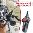 thumbnail image 4 of Motorcycle Cruise Control Assist, Throttle Lock, Control, Clamp, Universal Accessories (Black) -, 4 of 6