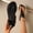 Black, variant on Women's Glitter T-Strap Flat Sandals, Open Toe with Elastic Ankle Strap, Glam Summer Footwear Black 36