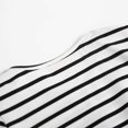 thumbnail image 5 of JSGEK Toddler Girls Striped T Shirt Dress Crewneck Long Sleeve Cotton Casual Loose Spring Summer Dresses Black 12 Months, 5 of 8