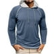 thumbnail image 2 of pstuiky Camisas de manga larga de invierno para hombre, Camisa básica de manga larga con cuello redondo y transpirable de color sólido a la moda informal para hombre s, 2 of 7