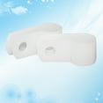 thumbnail image 3 of 100Pcs Plastic Project Use R-type Wire Holder Cable Clamp Line Clip for House Office Arrangement of Wire with Screws (White), 3 of 9