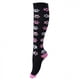 thumbnail image 3 of 1 Par Calcetines de Compresión para Reducir Hinchazon Soporte de Piernas Durable Negro rosa m s, 3 of 6