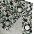 thumbnail image 4 of Ambesonne Grommet Curtain, , 50"x60", Teal Olive Green and Black, 4 of 5