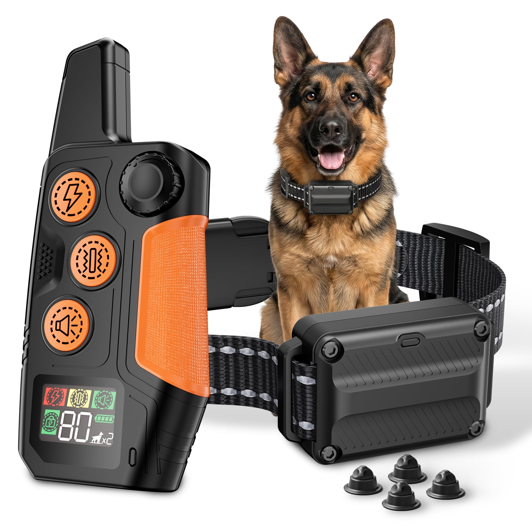 LAKWAR Dog Training Collar with Remote 3300FT - Dog Shock Collar for All Dogs, Rechargeable Dog Bark Collar with Beep/Vibration/Shock Modes, Security Lock, Rainproof