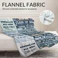Graduation Blanket Gifts, 40"x30" Cozy Flannel Throw Blankets, Graduate