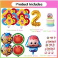thumbnail image 2 of Bebe Playtime Party Supplies 2nd Decor Kit Balloons Birthday Cake Topper Decorations, 2 of 6