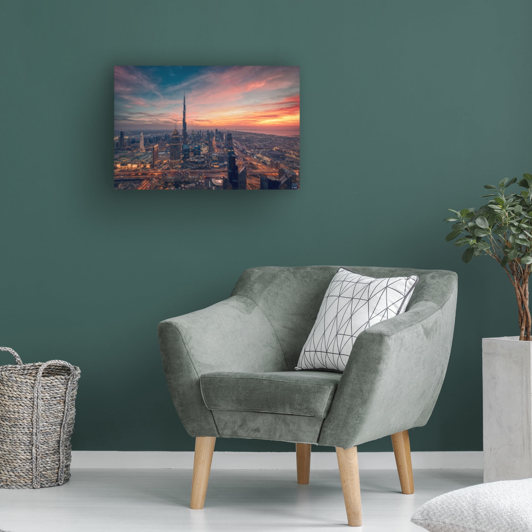 Canvas Wall Art - Karim Eldeghedy 'Infinity' Wall Art for Living Room, Bedroom, or Office D?cor by Trademark Fine Art - 24 x 16 Inches