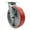 Swivel - No Brake - Red, variant on 8 Inch Red Poly on Cast Iron Wheel Swivel Caster with Roller Bearing SCC