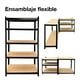 thumbnail image 4 of Estante Anaquel Organizador Metal 5 Niveles Hogar Oficina Color Negro, 4 of 8