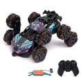 thumbnail image 1 of Coche auto Derecho de ColoL de Carrito 360 Aprolestor de Rotación CAR ARCOTRO CON ELECHOS DE 8 Ruedas Música 3 Baterías Juguesa Eléctrica Recargable Para Niños Niños, 1 of 7