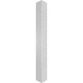 thumbnail image 3 of Ekena Millwork 10"W x 9'H Craftsman Classic Square Non-Tapered Paisley Fretwork Column w/ Standard Capital & Standard Base, 3 of 8