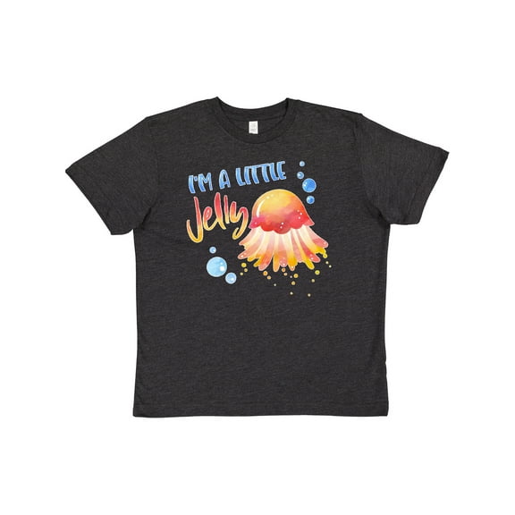 Inktastic I'm a Little Jelly Jellyfish Humor with Bubbles Youth T-Shirt
