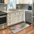 thumbnail image 2 of Dreamtimes 39x20 Inch Area Rug Tropical Palm Leaves Door Mat Washable Non-Slip Throw Floor Carpet Comfort Standing Mat for Kitchen, Floor, Office, Sink, Laundry, 2 of 6