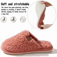 thumbnail image 4 of BERANMEY Cozy Slippers for Women Men Closed Toe Warm Womens Slippers with Fuzzy Lining Plush Soft Cozy House Slippers Shoes Slip-on Non slip Sole Comfortable for Indoor Bedroom Living Room, 4 of 9