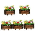 thumbnail image 4 of 5 PCS Flowerpot Outdoor Decor Artificial Flowers Plant Wedding, 4 of 8