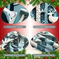 thumbnail image 4 of 3D Paper Art Winter Forest Banner Blue White Color Deer Display Deer Pattern Snowflake Decor Snowy Backdrop for Winter Party Christmas Decoration Indoor Event, 4 of 9