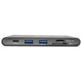 thumbnail image 3 of Tripp Lite USB C Docking Station HDMI VGA GbE PD Charging USB Hub 4K - Black, 3 of 5