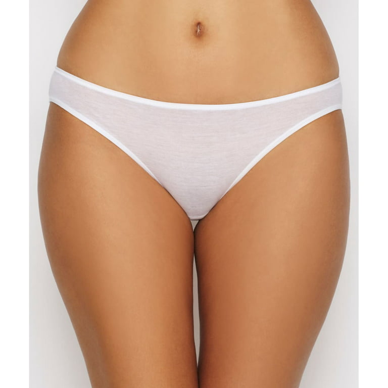 Hanro WHITE Ultralight Low Rise Bikini Panty, US Small 