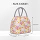 thumbnail image 2 of Balery Colorful Floral Bolsa de Almuerzo para Mujeres, Caja de Almuerzo, Bolsa de Almuerzo Pequeña Impermeable, Tote de Almuerzo Reutilizable con Gran Capacidad, 2 of 6