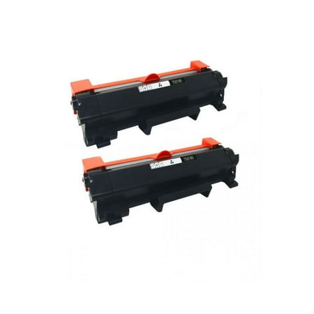 2 pack Compatible TN760 toner cartridge - jumbo capacity black