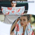 thumbnail image 6 of XYZCANDO Nautical Seashell & Starfish Print Washable Car Seat Towel Protector for Running Beach, Lightweight Non-Slip Car Seat Towel Cover, 6 of 8