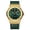 Gold-Green, variant on Mens Stylish Night Glow Quartz Watch - Water Resistant, Accurate Timekeeping, Luminous Dial, Perfect Accessory for Formal Occasions