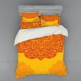 thumbnail image 2 of Ambesonne Mandala Bedding Set 3 Pcs, , Twin XL, Earth Yellow Vermilion, 2 of 3