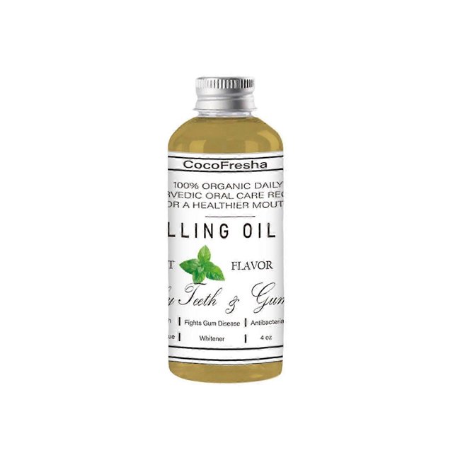 high quality Cocofresha Organic Coconut Pulling Oil, Cocofresha Pulling Oil for Teeth and Gums, Organic Coconut Oil Pulling 4 Oz Mint Flavor