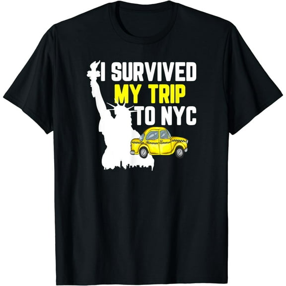 I Survived My Trip to NYC New York City Holiday Souvenir T-Shirt