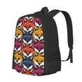 thumbnail image 1 of Fotbe Fox Face Mochila para Hombre y Mujer - Tela Oxford 600D Resistente - Mochila Impermeable de Gran Capacidad para Escuela, Viajes y Senderismo, 1 of 6