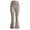 Khaki, variant on Womens Yoga Pants Flared High-Waist Full-Length Yoga Pants Dance Studio Charming Activewear Tummy Control Yoga Leggings
