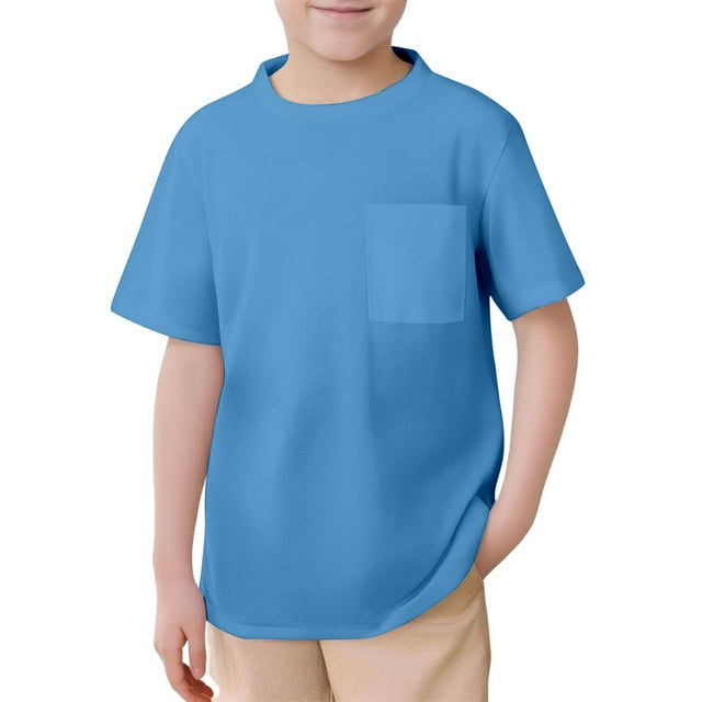 T-Shirts pour Garçons Filles T-Shirts à Manches Courtes Confortables Pyjamas Garçons 11-12 Ans