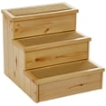 thumbnail image 1 of Escaleras para perros TRIXIE de madera con 3 peldaños, alfombra antideslizante y espacio de almacenamiento, 1 of 7