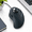 B-Black, variant on C-Purple Wired Trackball Mouse for Large Hands, 44mm Index Finger Control