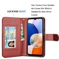 thumbnail image 3 of Takfox Galaxy A14 5G Case,for Samsung Galaxy A14 Wallet Phone Case,Takfox PU Leather Magnetic Detachable Card Holders Shockproof Kickstand Protective [Flip Folio Cover] for Samsung Galaxy A14 -Wine, 3 of 6