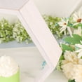 Efavormart 2 Pack | 9" Hexagon Whitewashed Wood Centerpiece, Geometric ...