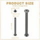thumbnail image 2 of Uxcell 20 Conjuntos de Remaches Chicago Tornillos M5x80mm Metal Cabeza Phillips Post Tornillo Conectores para DIY Cinturón de Cuero Bolsa Artesanía Encuadernación de Libros, Negro, 2 of 7