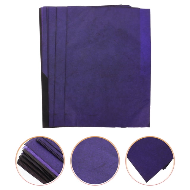 PTOOTP Papel Para Calcar Y En Tonos Azul Oscuro Para Proyectos Artísticos Y Manualidades