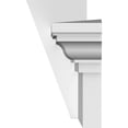 thumbnail image 4 of Ekena Millwork 145" Bottom Width x 148 1/2" Top Width x 6"H x 1"P Traditional Crosshead w/ Flat Keystone, 4 of 24