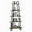 Light Grey Oak, variant on Hyxoo Versatile 5-Tier Industrial Etagere Bookcase in Light Grey Oak - Sturdy Eco-Friendly Wood and Metal Design for Stylish Storage and Display in Living Room, Bedroom, Office, and More