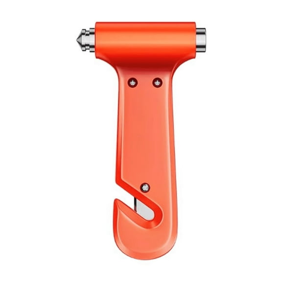 FACEGA Window Breaker,Solid Car Emergency Kit Seatbelt Cutter,Multi-Function Window Breaker,Red