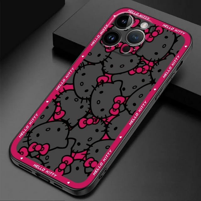 Silicone Matte Phone Case for Samsung Galaxy S10 Note 20 Ultra Note 9 8 S9 Note 10 Plus S8 Plus Sanrio H-Hello Kitty Cover Gift Festivals