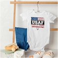 thumbnail image 4 of US Air Force Honor Value USA Flag Romper Boys or Girls Infant Baby Brisco Brands 24M, 4 of 6
