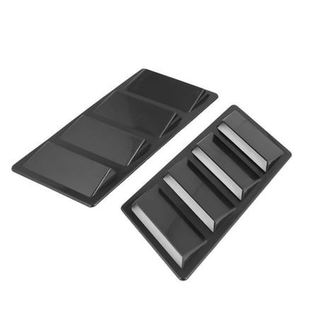 Flow Gi Unique Bargains Unique Bargains 2pcs Self Adhesive Vehicle Car Air Flow Vent Fender Stickers Black ()