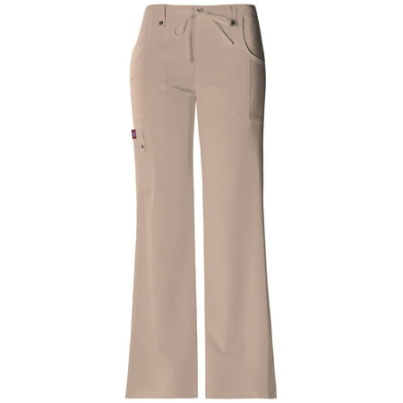 

Dickies Xtreme Stretch Scrubs Pant for Women Mid Rise Drawstring Cargo 82011