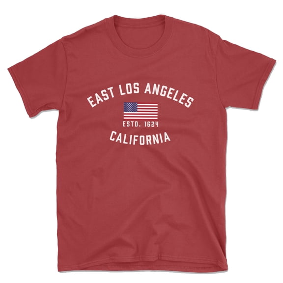 East Los Angeles California Patriot Men's Cotton T-Shirt