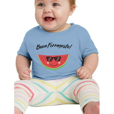 

Buon Ferragosto Cool Watermelon T-Shirt Infant -Image by Shutterstock 18 Months