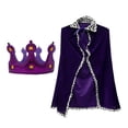thumbnail image 1 of Disfraz de niños Yuyangstore Robe cosplay Halloween con Corona violeta, 1 of 8