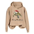 thumbnail image 2 of Merry Christmas Hoodies for Women 2025 Long Sleeve Sea Turtle Graphic Hooded Sweatshirt Pullover Tops, 2 of 6